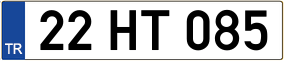 Truck License Plate